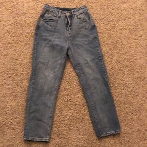 Shein- XS Blue Denim Mom Jeans